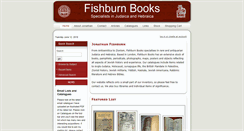 Desktop Screenshot of fishburnbooks.com