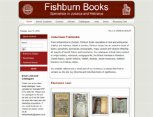 Tablet Screenshot of fishburnbooks.com